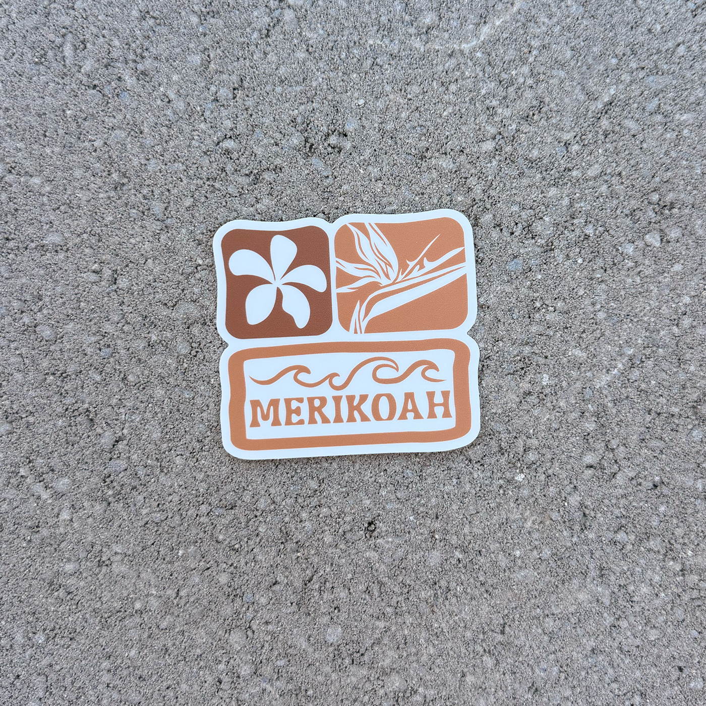 Floral Squares Sticker